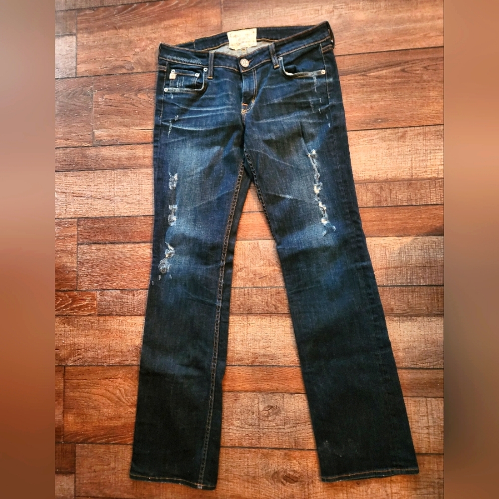 Big Star Women's Boot Cut Jeans - Dark Blue